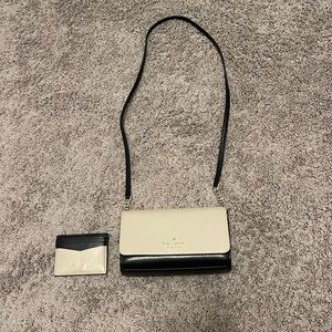CUTE KATE SPADE PURSE W/ MATCHING CARD HOLDER